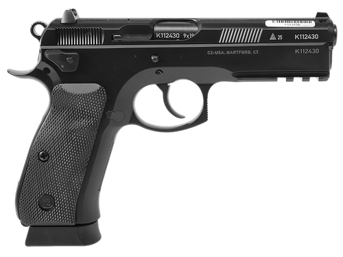 CZ 75 SP-01 Tactical 50th Anniversary Elite Pistol 91215, 9mm, 4.60in, Black Rubber Grips, Black Polycoat Finish, 19 Rds