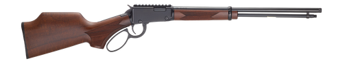Henry H1 Bandit Lever Action Rifle, 22 LR, 18.5", Walnut Monte Carlo Stock, Black Metal Finish, 15 Rds
