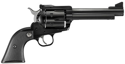 Ruger Blackhawk Single Action Revolver 0465, 45 Colt, 5.5 in, Black Grip, Blued Finish, 6 Rd