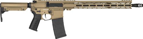 CMMG MK4 Rifle 55A9D0BCT, 5.56 NATO, 16.10", 6 Position RipStock, Coyote Tan, 30 Rds