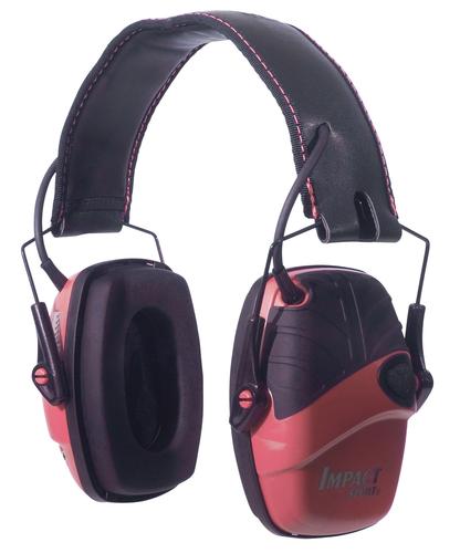 Howard Leight Impact Sport Electronic Earmuffs w/Pink Finish 22 dB (R02523)