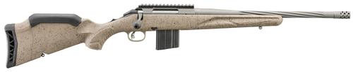 Ruger American Ranch Gen II, Bolt Action Rifle, 350 Legend, 16.1" Cobalt Cerakote Threaded Barrel, Adjustable FDE Splatter Stock, 5 Rds, 46923