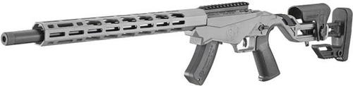 Ruger Precision Rimfire Rifle 8408, 22 LR, 18", Quick-Fit Precision Rimfire Adjustable Stock, Tactical Grey Finish, 15 rd