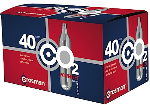 Crosman 40-Pack CO2 Powerlet Cartridges (23140)