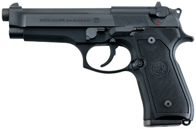 Beretta 92FS Semi-Auto Pistol, JS92F300M, 9mm, Synthetic Grip, Blue Finish, 15 Rd