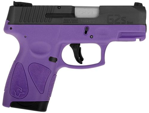 Taurus G2S Pistol 1G2S931DP, 9mm, 3.26", Polymer Grips, Dark Purple Finish, Compact Frame, 7 Rds