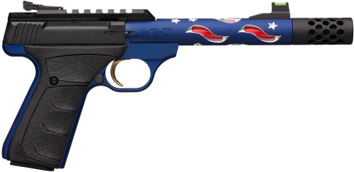 Browning Buck Mark Plus Pistol 051572490, 22 LR, 5.90", Black Ultragrip FX, Americana Finish, 10 Rds