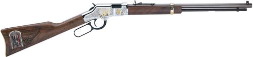 Henry Freemasons Tribute Rifle H004MAS, 22 Long Rifle, 20 in, Wood Stock, Blued Finish