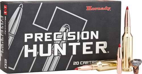 Hornady Precision Hunter Rifle Ammunition 81392, 6MM Creedmoor, ELD-X, 103 GR, 3050 fps, 20 Rd/Bx