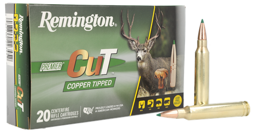 Remington Premier Cut Rifle Ammunition R22345, 300 Win Mag, 180 gr, 2960 fps, 20 Rd/Bx