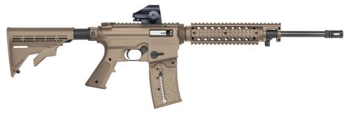 Mossberg 715T Semi-Auto Rifle 37240, 22LR, 16.25", 6-position FDE Adjustable Stock, w/Optic, 25 Rds