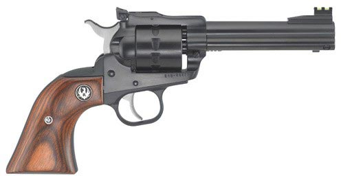 Ruger Single Ten Revolver 8102, 22 Long Rifle, 4.6" Barrel, Hardwood Gunfighter Grips, Blue Finish, 10 Rd