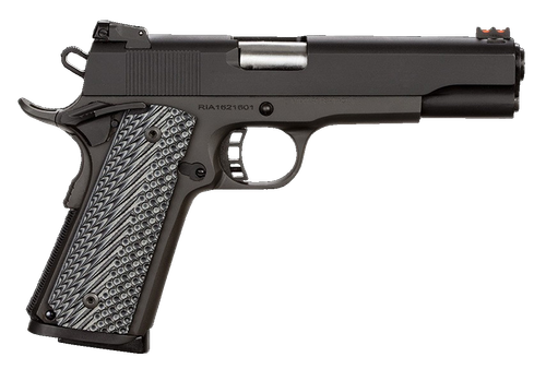 Rock Island Armory Rock Ultra FS 1911 Semi-Auto Pistol 51486, 45 ACP, 5 in, G10 Grip, Black Finish, 8 Rd
