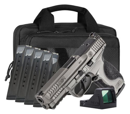 Smith and Wesson M&P9 M2.0 Metal OR Pistol 14722, 9mm, 4.25in, Interchangeable Palmswell Grips, 17 Rds