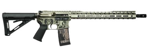 Black Rain Ordnance Spec15 Trump FX Custom Silver Rifle 24111203S, 5.56 NATO, 16", Magpul, 30 Rds