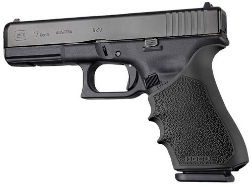 Hogue HandALL Beavertail Grip Sleeve for Glock 17 Gen 1/2/5, Black (17020)