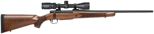 Mossberg Patriot Bolt Action Rifle w/Scope, 25-06 Rem, 22", Walnut Stock, Matte Blued Finish, 5 Rds