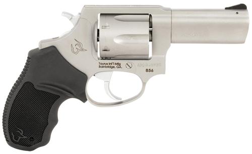 Taurus 856 T.O.R.O. Revolver 2856P39, 38 Special +P, 3", Black Rubber Grips, Stainless Steel Finish, 6 Rds