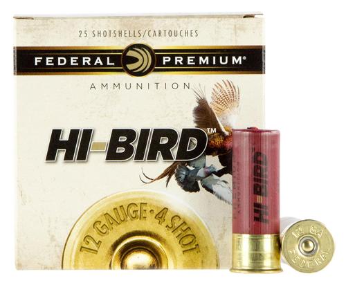 Federal Premium Upland Hi-Bird Shotshells HVF12H5, 12 Gauge, 2-3/4", 1330 fps, #5 Lead Shot, 25 Rds/bx