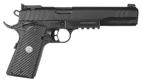 EAA MC1911 S Hunter Pistol 390600, 10mm Auto, 6in, Black Checkered Polymer Grips, Matte Black Finish, 8 Rds