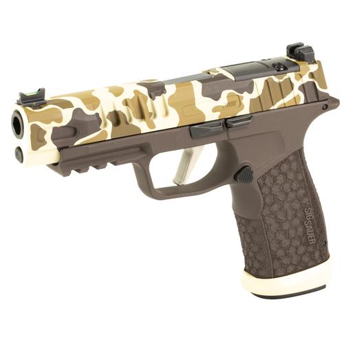 Sig Sauer P365 Fuse Semi-Auto Pistol 365XF-9-BFO-DKCSCT, 9mm, 4.3", Sig LXG Grip, Shark Coast Tactical Duck Camo Finish, Optic Ready, 21 Rd