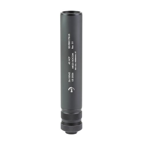 B&T MK23 SOCOM Suppressor, .45 ACP, M16x1 RH Piston, Black