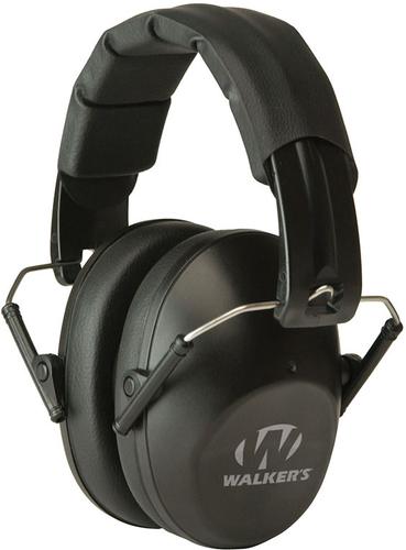 Walker's Pro Low Profile Passive Earmuff, Black (GWPFPM1)