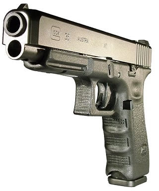 Glock 35 Competition Pistol PI3530101, 40 S&W, 5.32 in, Polymer Grip, Black Finish, Adjustable Sights, 10 Rd