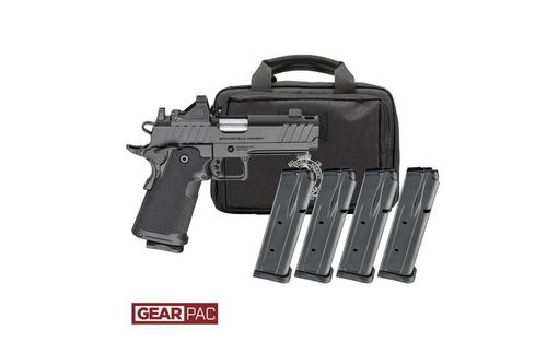 Springfield 1911 DS Prodigy AOS Compact Pistol PH9117AOSLC-COMP-PAC, 9mm, 4.25in, Textured Grip Frame, 10 Rds