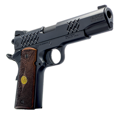 Dickinson 1911 Adam Pistol DKSN45BM, 45 ACP, 5in, Wood Grips, Matte Black Finish, 8 Rds