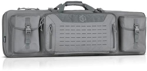 Savior Equipment Urban Warfare Double Rifle Case, 42", Gray (RB-4212DG-VER2-GS)