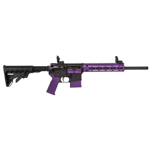 Tippmann Arms M4-22 LTE Accent, 22 LR, 16", 10 Rds, Black & Purple