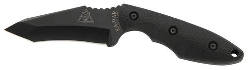 Ka-Bar TDI Hell Fire Recurve Tanto Fixed Knife w/Plain Edge & Nylon Black Handle (2486)
