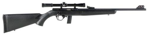 Mossberg 802 Plinkster Bolt Action Rifle 38232, 22 LR, 18", 4x Scope, Synthetic Stock, Blued Finish, 10 Rds