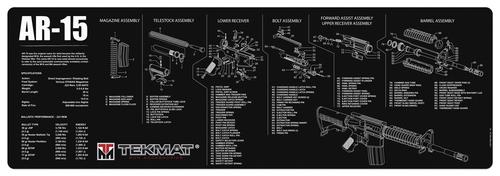 TekMat AR-15 Parts Diagram Cleaning Mat (TEKR36AR15)