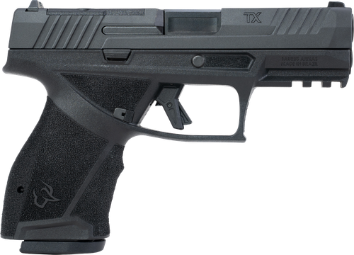 Taurus TX 9 Optic Ready Pistol, 9mm, 4in, Interchangeable Backstrap Grips, Black Finish, 15 Rds