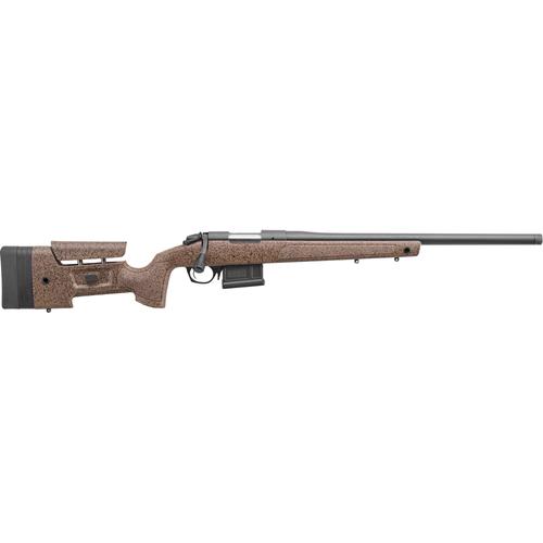 Bergara B-14 HMR Bolt Action Rifle, 22 Creedmoor, 24", Brown Stock, Graphite Black Finish, 5 Rds