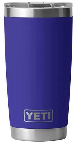 Yeti Rambler Tumbler 20oz Stainless Steel Cup, DuraCote Offshore Blue (21071500958)