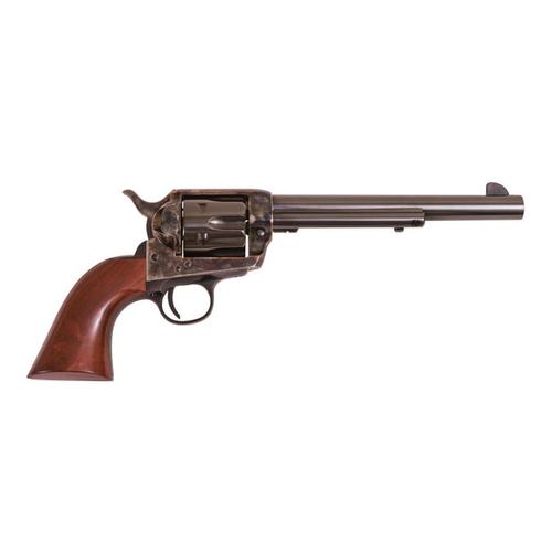Cimarron Frontier Pre-War 1896-1940 Revolver, 44 WCF, 7.5", Color Case Hardened Finish, 6rd