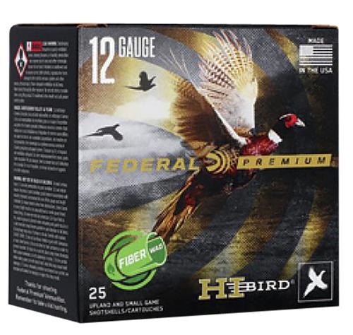 Federal Premium Hi-Bird Shotshells HVF12HW5, 12 Gauge, 2-3/4", 1 1/4 oz, 1330 fps, #5 Lead Shot, 25 Rds/box