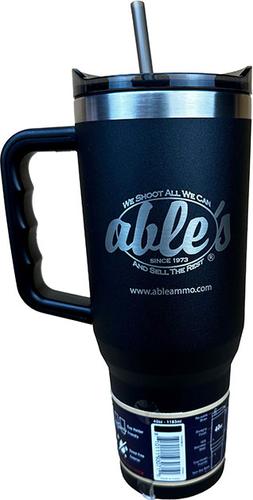 Yukon Outfitters Fit Forty 40oz Tumbler, w/Able's Logo, Black (YH40BLKABL)
