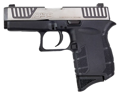 Diamondback DB9 Gen4 Pistol DB0200P031, 9mm Luger, 3.10in, Black Polymer Frame & Grips, Black Finish, 6 Rds