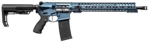 POF Wonder Semi-Auto Rifle 01580, 5.56x45mm NATO, 16.50", MFT Minimalist Stock, Blue Titanium Cerakote, 30 Rds