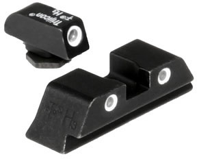 Trijicon Tritium GL01 3 Dot Front & Rear Night Sight Set For Glock
