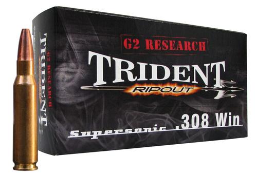 G2 Research 7.62 Ripout Rifle Ammunition RIP308, 308 Winchester, 150 GR, 2690 fps, 20 Rd/Bx