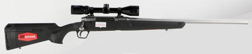 Savage Axis II XP Bolt Action Rifle 57101, 223 Rem, 22", 3-9x40mm Scope, Stainless Steel Finish, 4 Rds