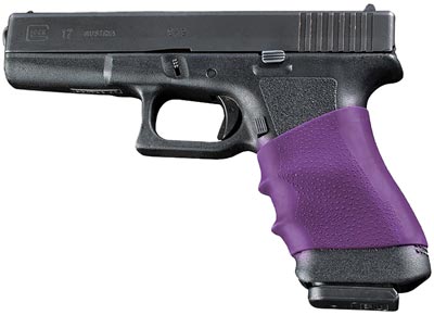 Hogue HandALL Full Size Slip-On Grip Textured Rubber Purple (17006)