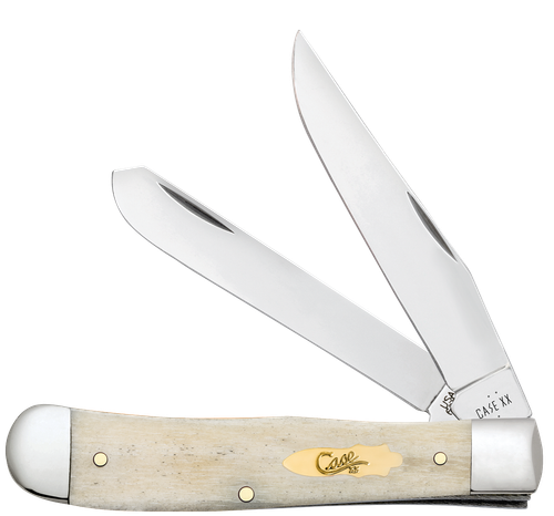 Case Natural Bone Smooth Trapper Pocket Knife