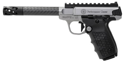 Smith & Wesson SW22 Victory Pistol 12080, 22LR, 6 in Carbon Barrel, Tandemkross Grip, Stainless Finish, 10 rd