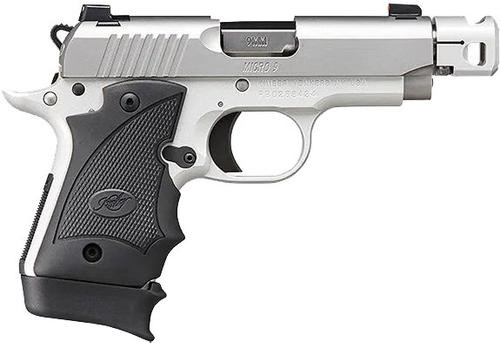 Kimber Micro 9 Stainless 3300217, 9mm, 3.45" Barrel, Mini-Compensator, Tritium Pro Sights, Rubber Grips, 7 Rds